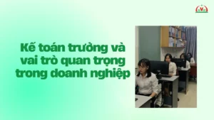 công việc của kế toán trưởng