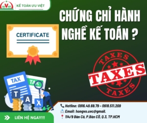 Chứng chỉ hành nghề kế toán